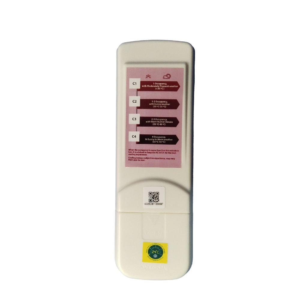 REALME TECHLIFE AIR CONDITIONER 104SIAA22BWR REMOTE CONTROL
